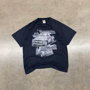 1990s vintage black‎ truck tee